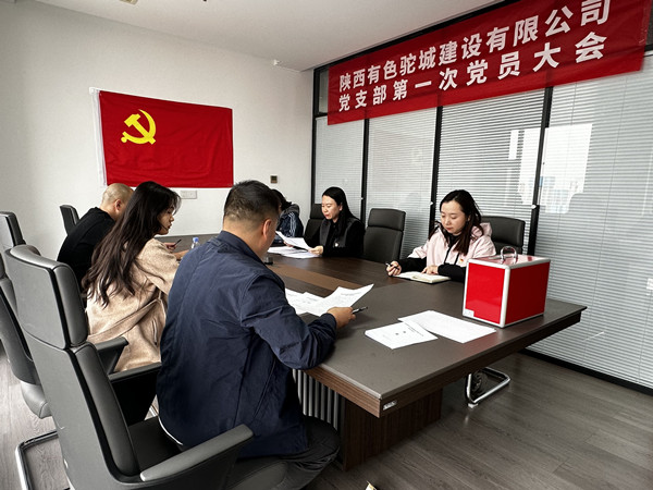 凝心聚力啟新程，有色駝城黨支部正式成立！